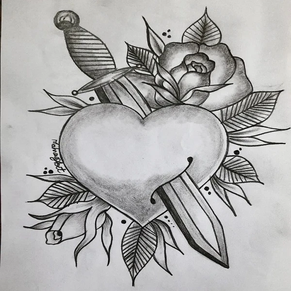 Tải ngay hình trái tim đỏ nền đen chất lượng