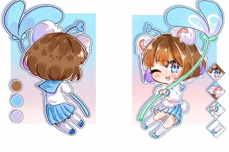 Chiêm ngưỡng hình chibi simmy cực cute