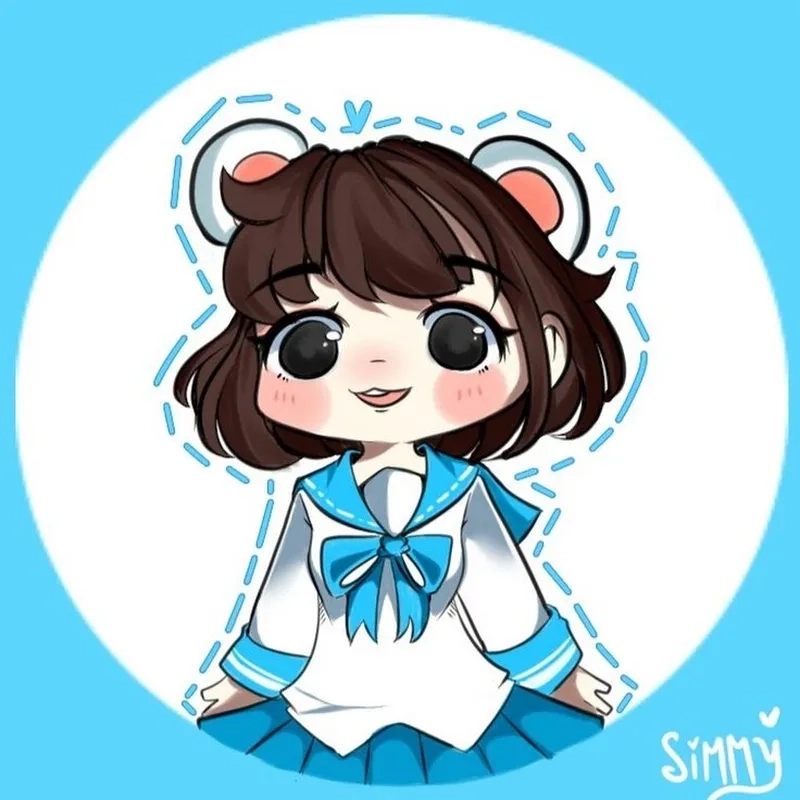 Ngắm nhìn hình simmy chibi cực đáng yêu