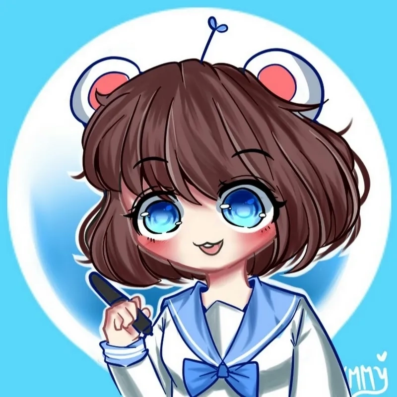 Tập ngay vẽ chị mèo simmy chibi cực xinh