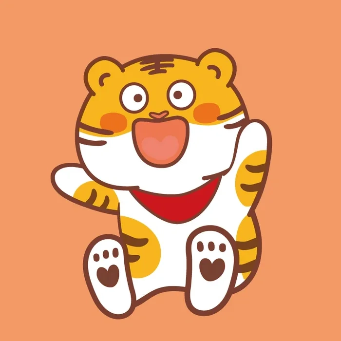 Hình ảnh hổ con dễ thương chibi tuyệt vời