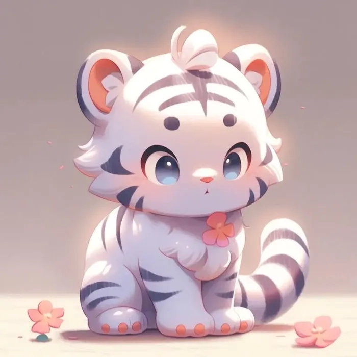 Mẫu đẹp dành cho hình vẽ hổ chibi fan yêu thích