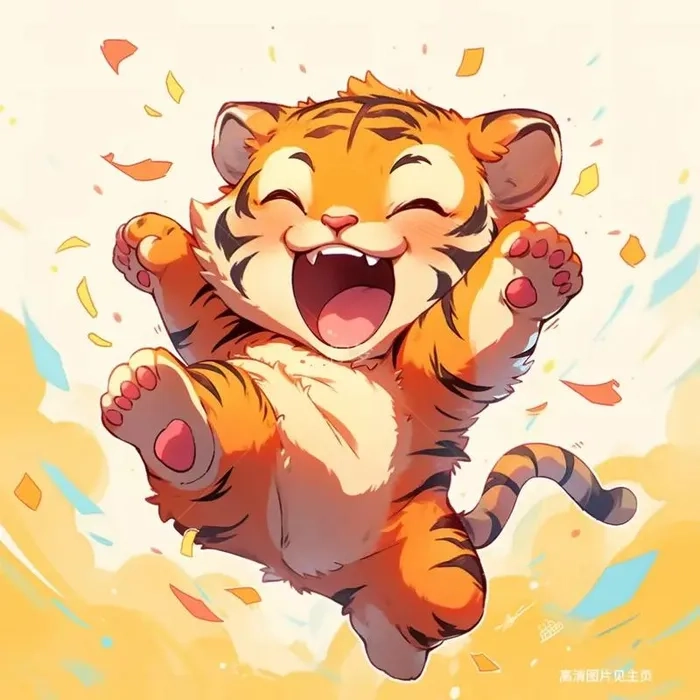 Tải ngay ảnh hổ chibi cute mới nhất hiện nay