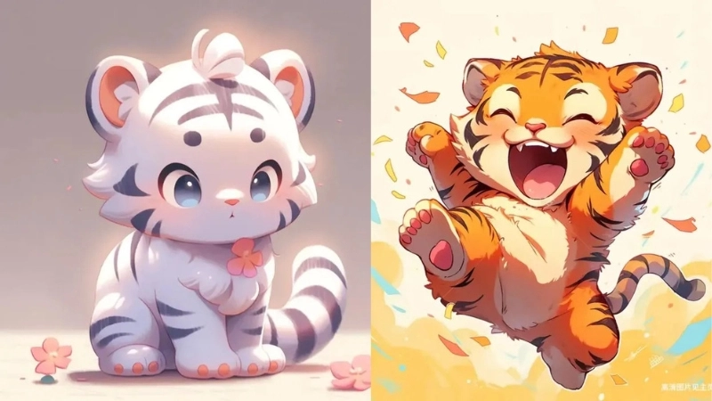  Top ảnh Hổ chibi đẹp nhất khiến dân mạng phát cuồng 