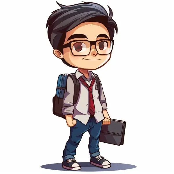 Bộ hình ảnh chibi học bài đẹp nhất cho bạn