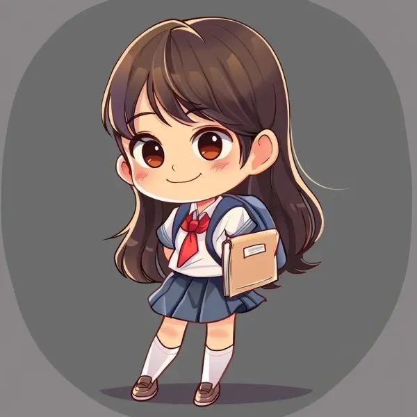 Bộ ảnh học sinh chibi cute cho mọi lứa tuổi
