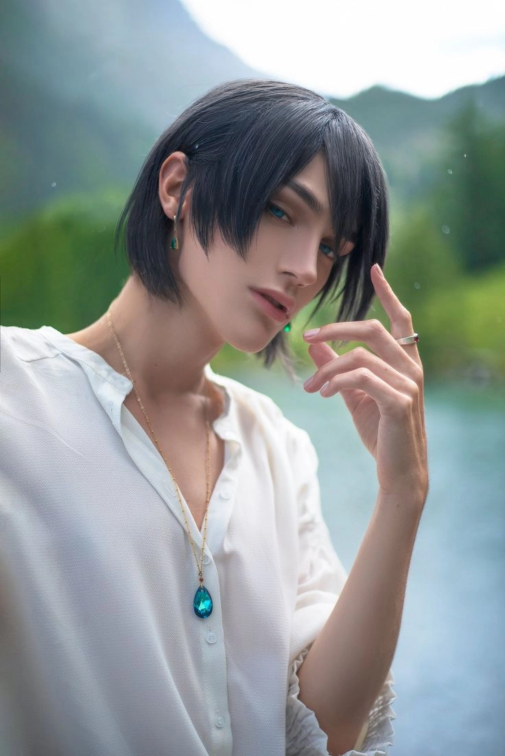 Howl cosplay black hair gợi nhớ tạo hình đầu phim