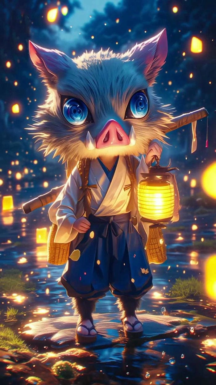 Xem bộ inosuke chibi official art chính thức mới