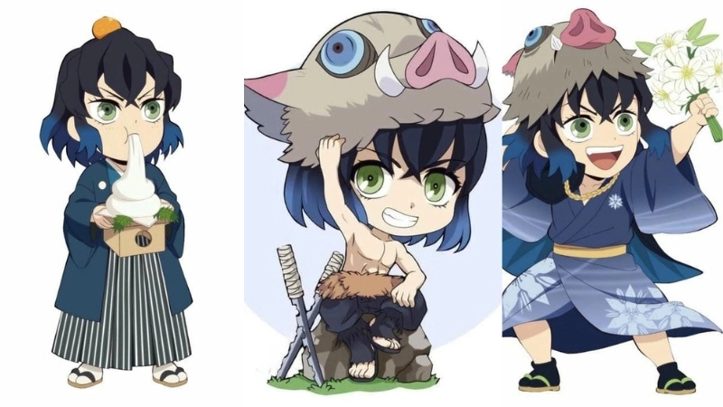  Top ảnh inosuke chibi cute cho fan Kimetsu no Yaiba 