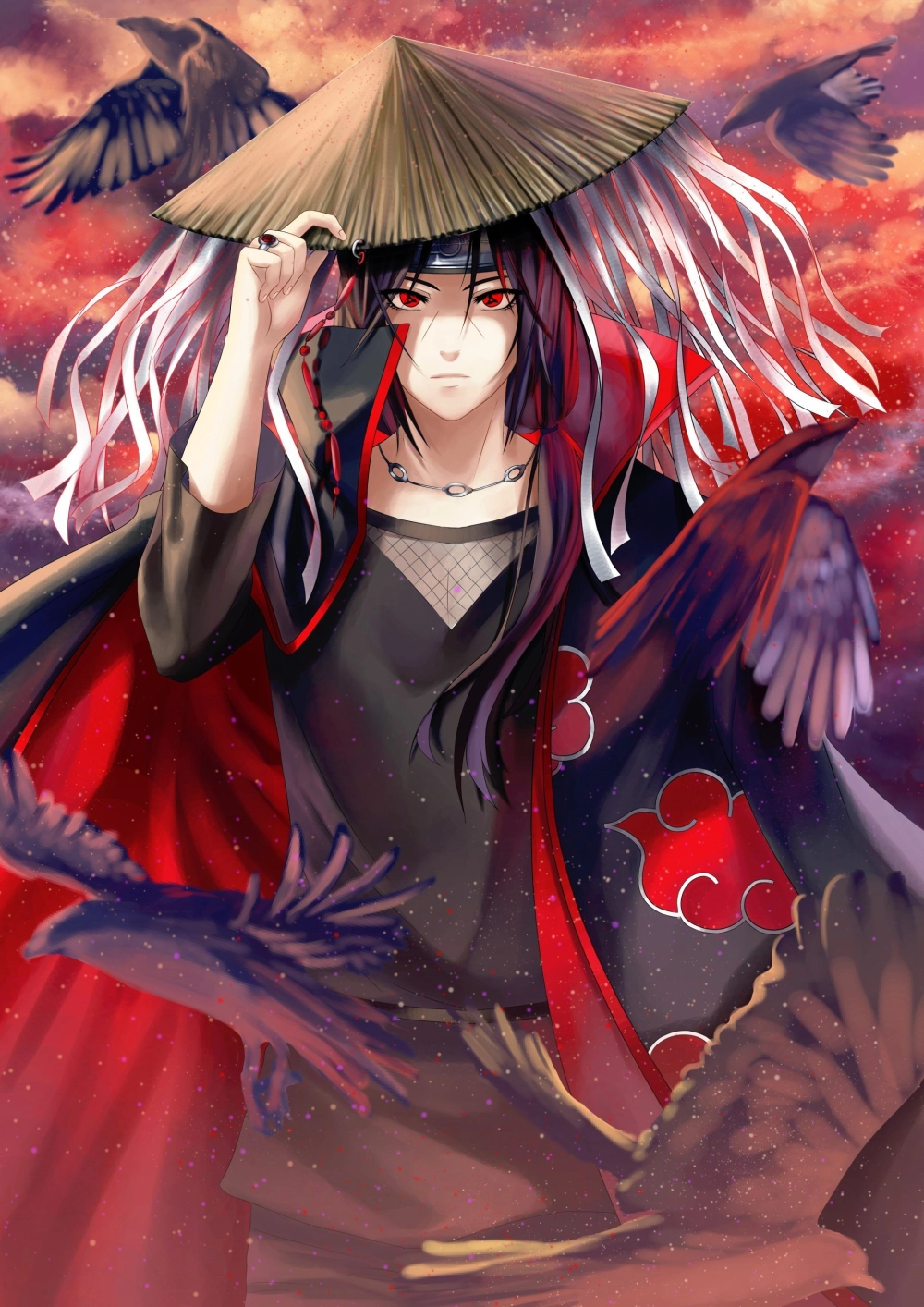 Bản vẽ Itachi Neko dễ thương nhưng vẫn giữ được khí chất lạnh lùng