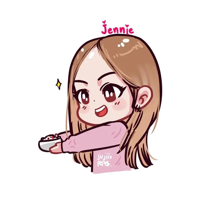 Khám phá jennie solo chibi cực xinh