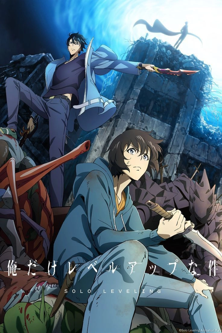 Sung Jin Woo knives song dao đặc trưng chiến đấu