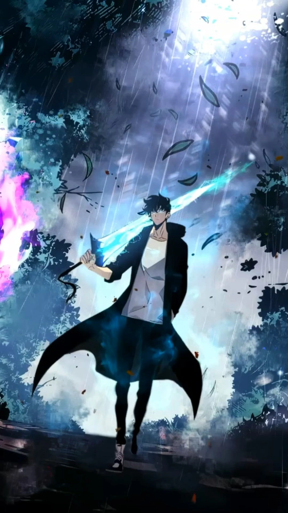 Vũ khí của Sung Jin Woo chính là song dao