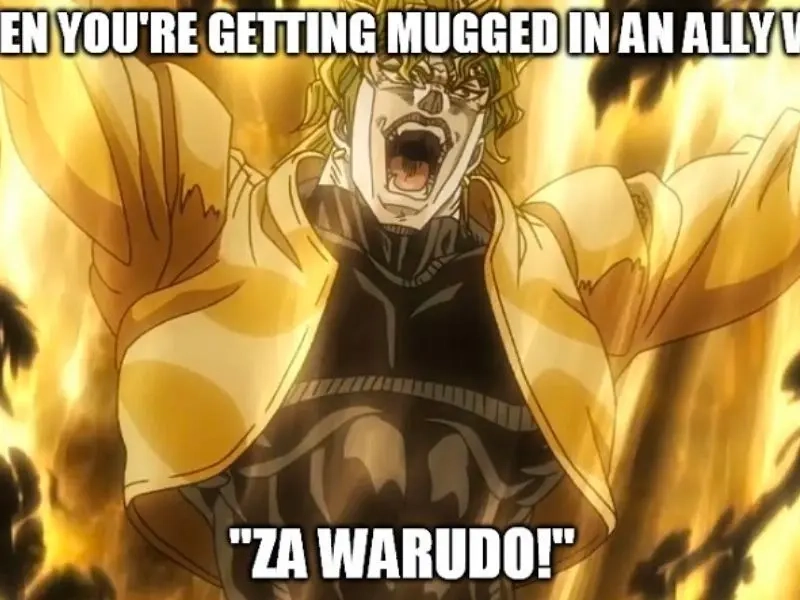 Ảnh chế đặc sắc từ jojo meme dio cho fan hâm mộ cuồng nhiệt