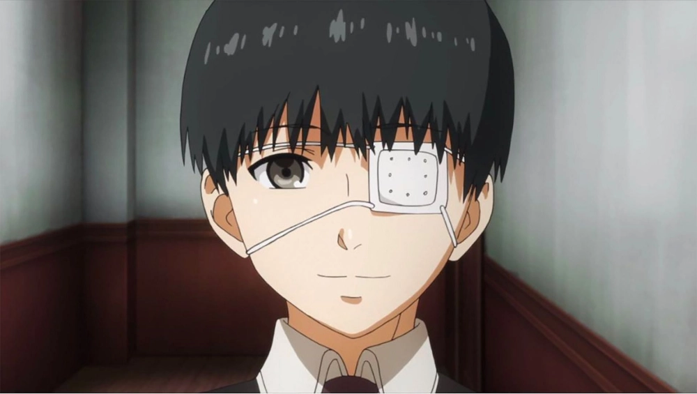 Kaneki Ken tóc đen tượng trưng cho phần người còn sót lại
