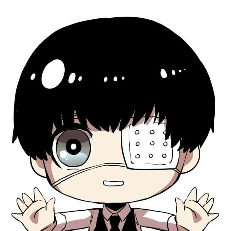 Ken Kaneki chibi đáng yêu nhưng vẫn giữ chất riêng lạnh lùng
