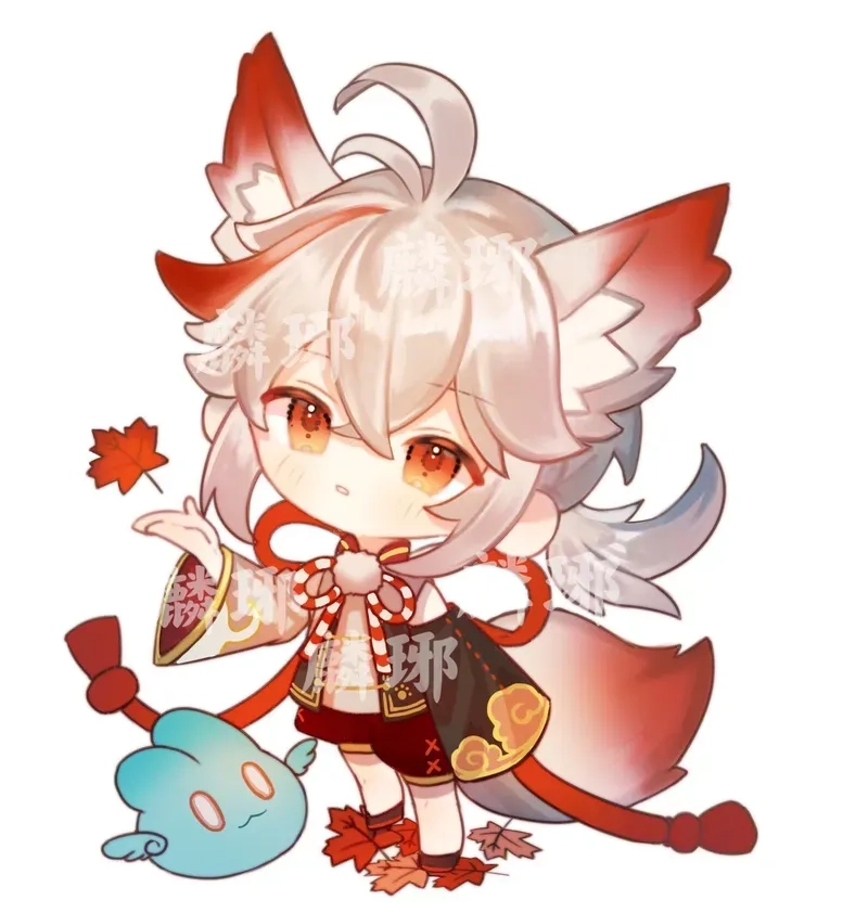 Tải ngay kazuha chibi png trong suốt chuẩn nét