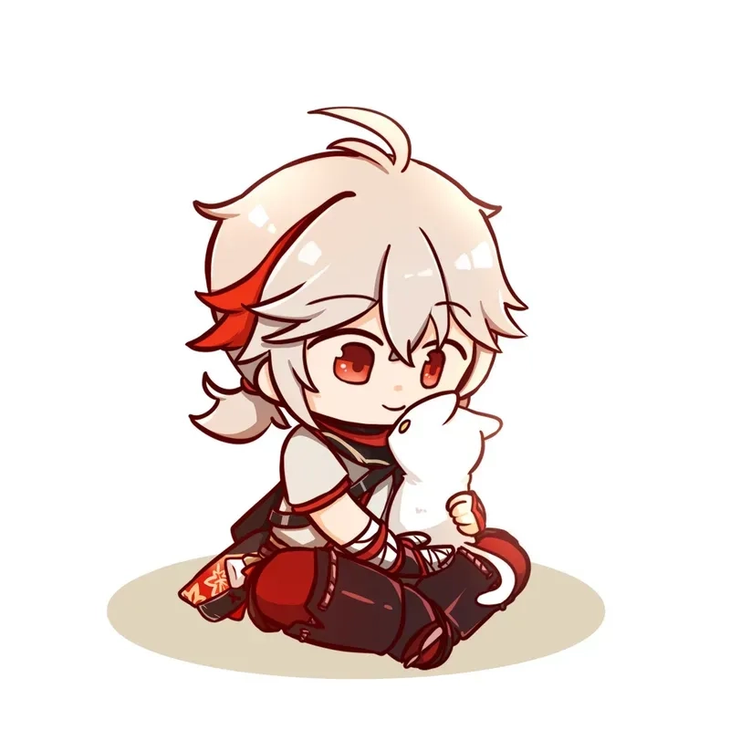 Tải ảnh động kazuha chibi gif vui nhộn và dễ thương