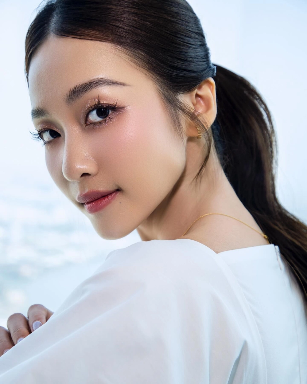 Vẻ đẹp thanh thoát đúng như ý nghĩa tên Khả Ngân