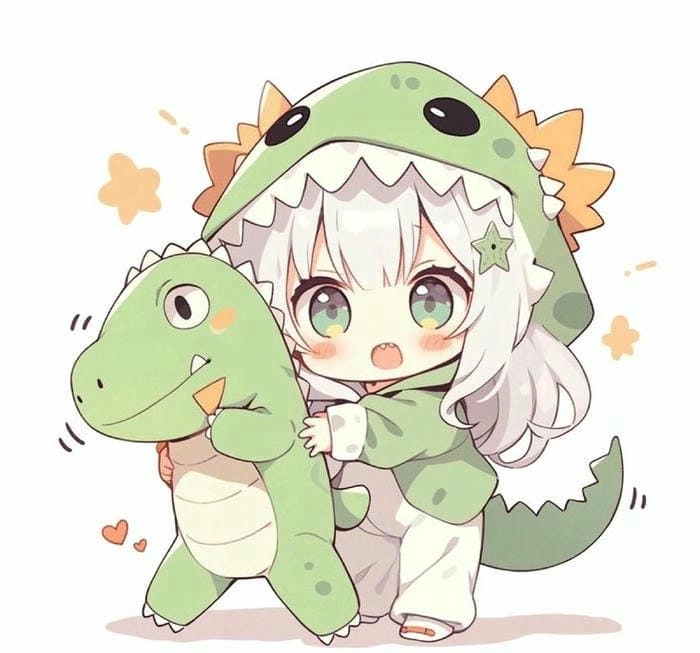 Ai mà cưỡng lại con khủng long chibi này