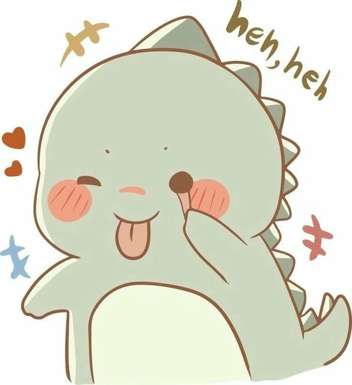 Cách vẽ chibi khủng long đơn giản mà đẹp