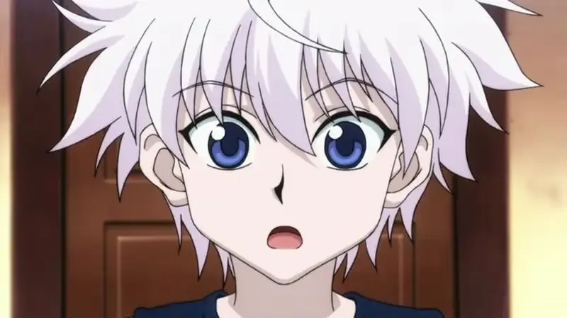 Killua Zoldyck avatar thường mang gam trắng xanh huyền ảo