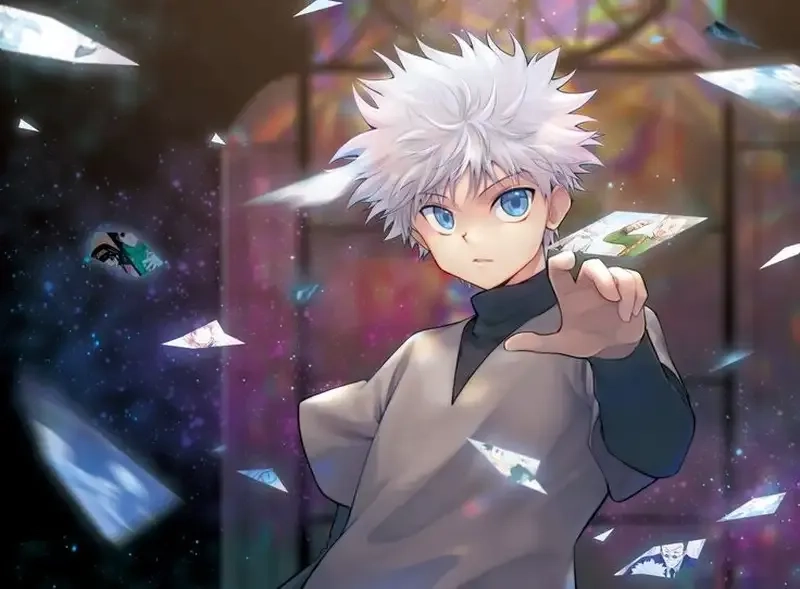 Killua cute khi cười tỏa nắng bên cạnh Gon Freecss