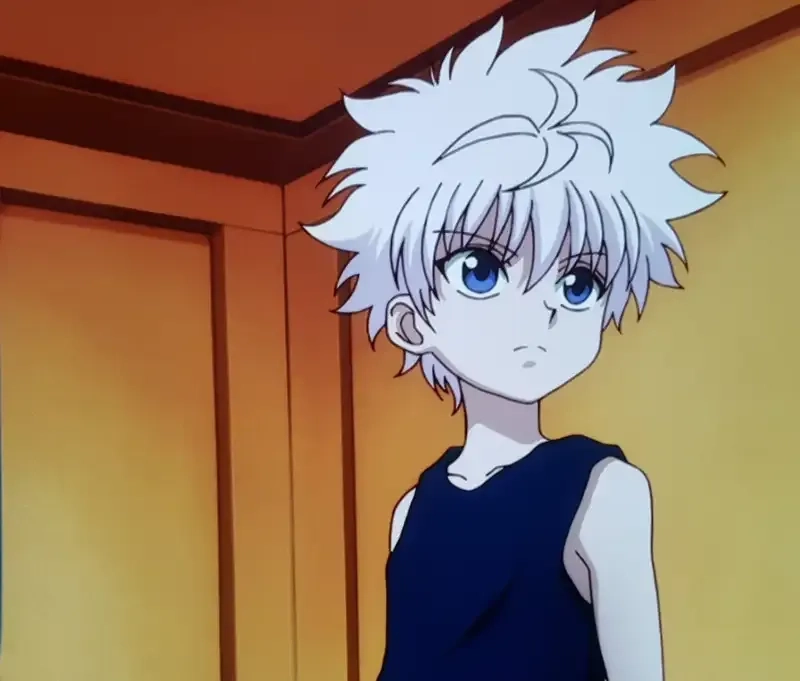 Ảnh Killua đẹp thường là khoảnh khắc tung chiêu sát thủ