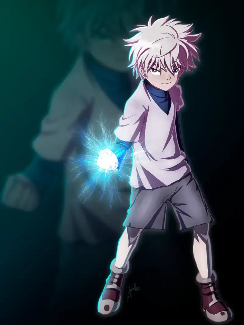 Anime Hunter x Hunter Killua nổi bật với tốc độ điện siêu phàm