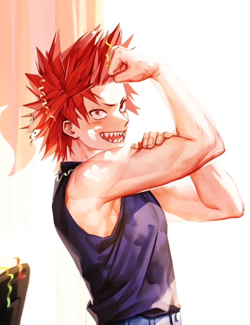 Kirishima Eijiro ánh nhìn đầy quyết tâm