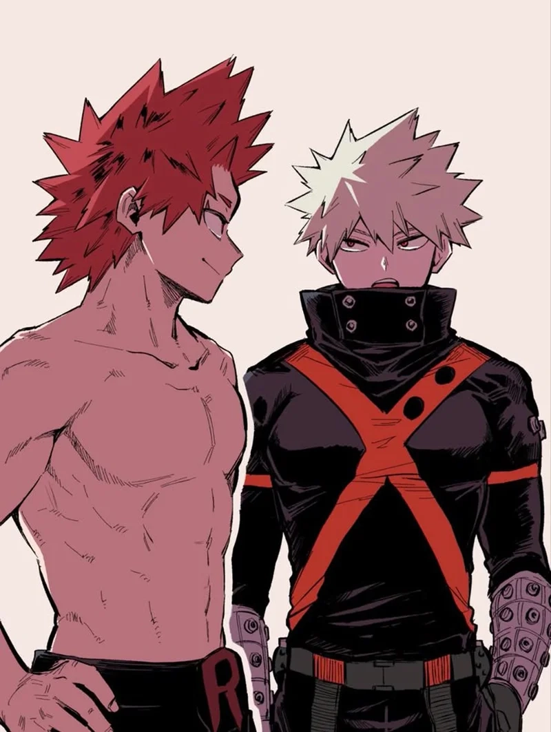MHA Bakugou x Kirishima đồng đội không thể thiếu