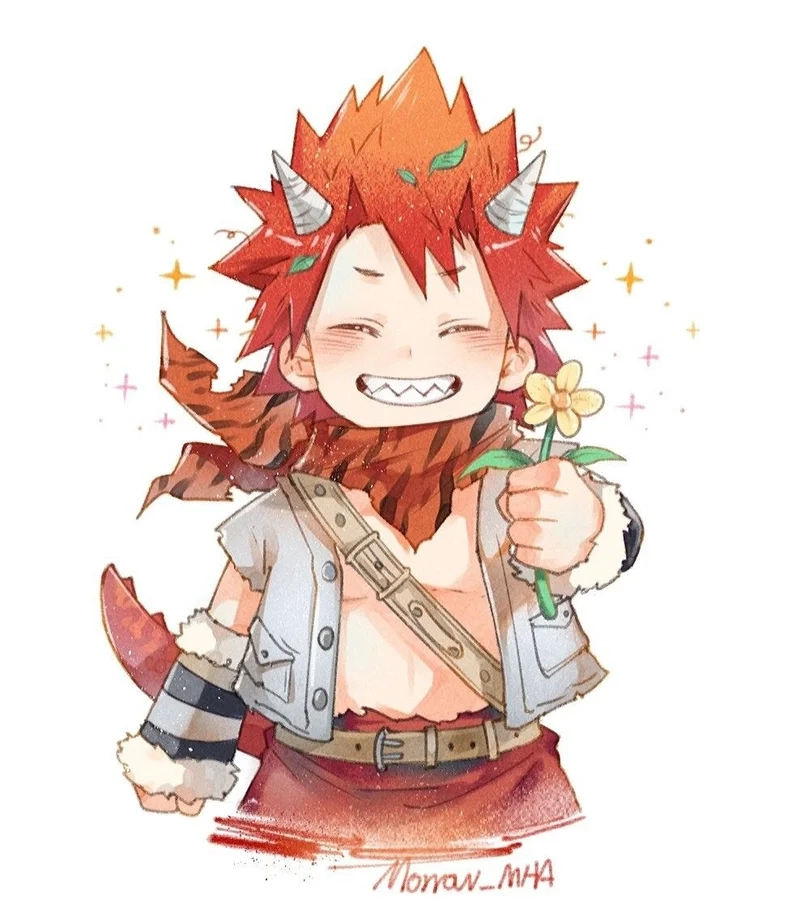 Cute Kirishima chibi khiến fan thổn thức tim