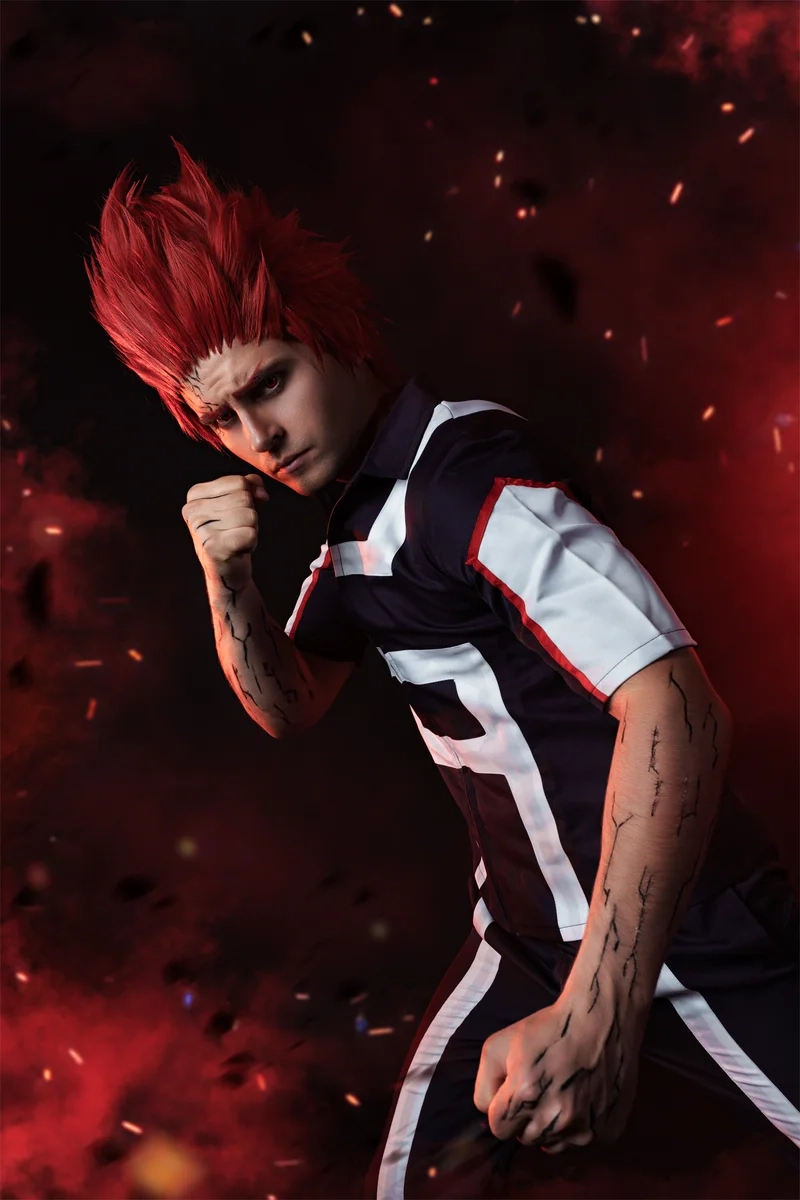 Kirishima Red Riot cosplay đậm chất quái kiệt