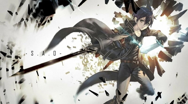 Kirito black sword biểu tượng của bóng tối và công lý