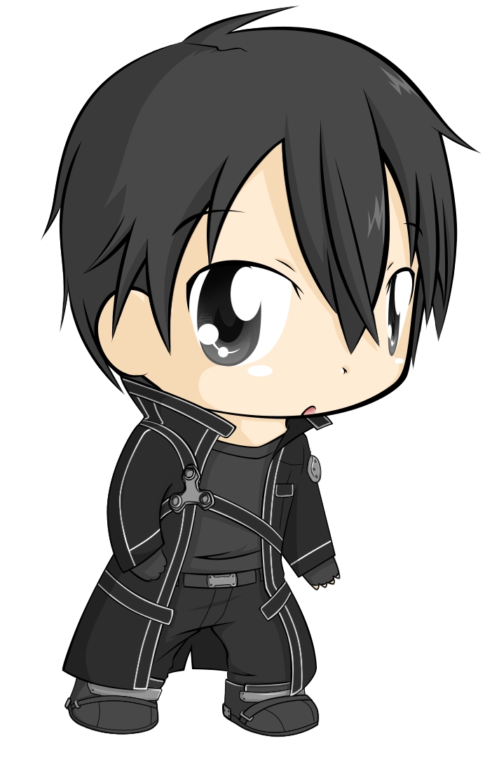 Ảnh Allain Kirito chibi đầy tính nghệ thuật