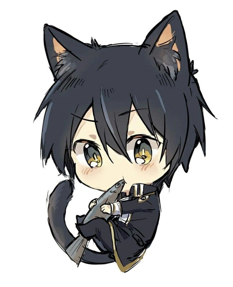 Ảnh anime Kirito chibi lung linh sống động
