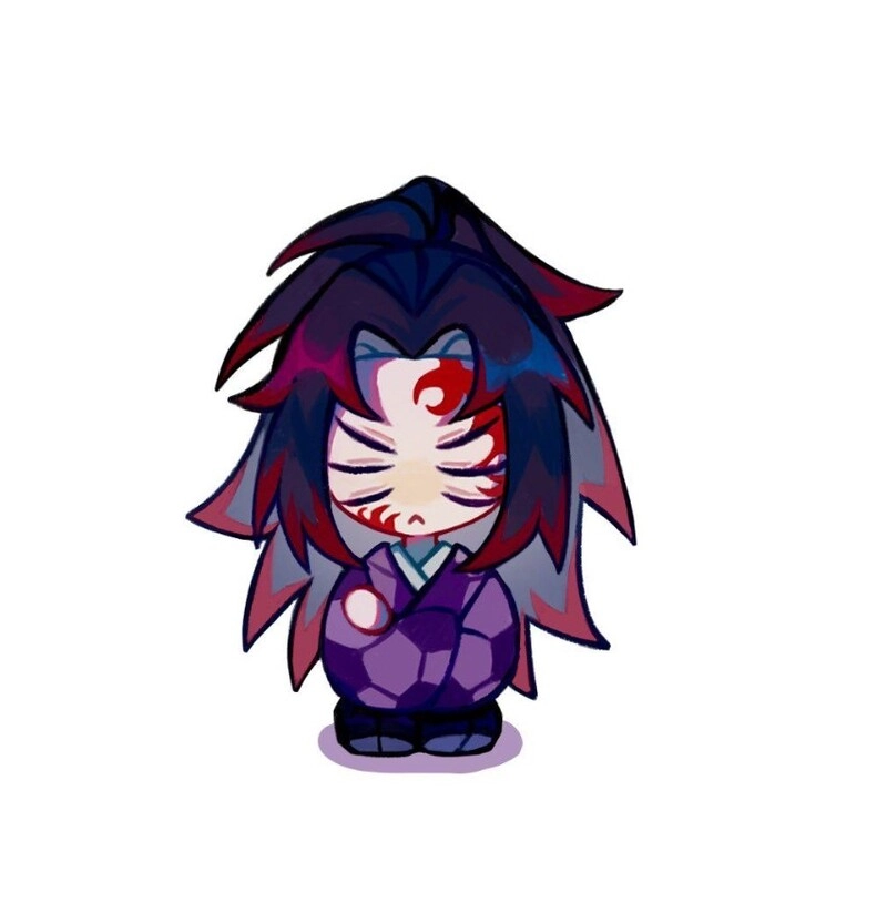 Demon Slayer Kokushibo chibi làm fan tan chảy ngay