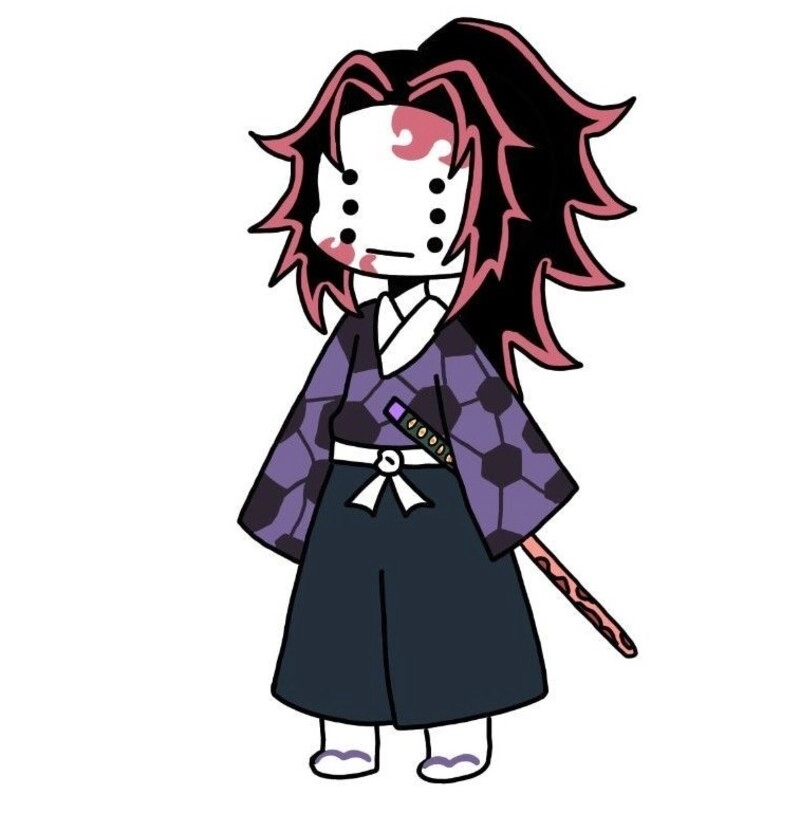 Kokushibo chibi cute mang đến cảm giác thân thiện