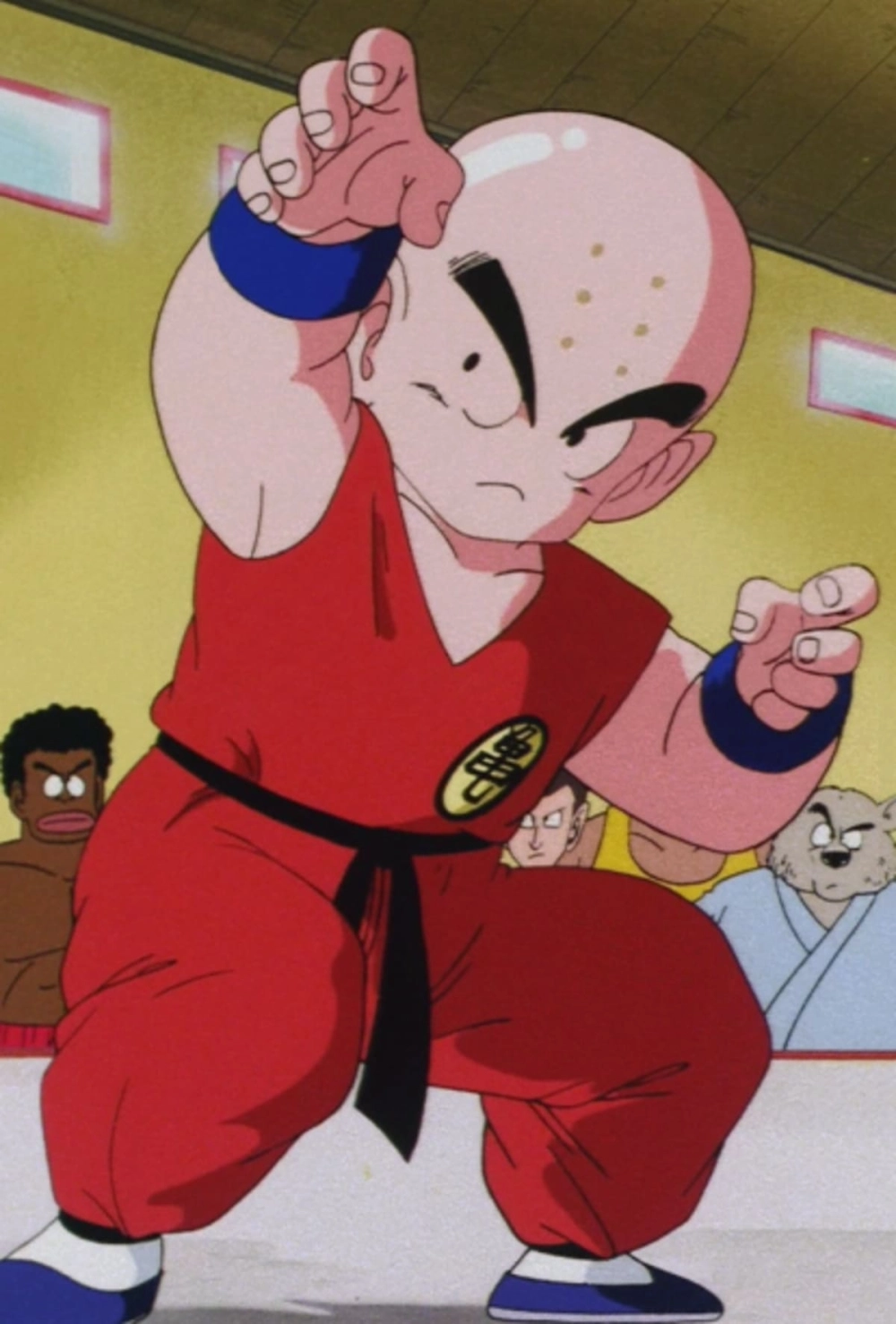 Dragon Ball Z Krillin biểu tượng lòng dũng cảm bền bỉ