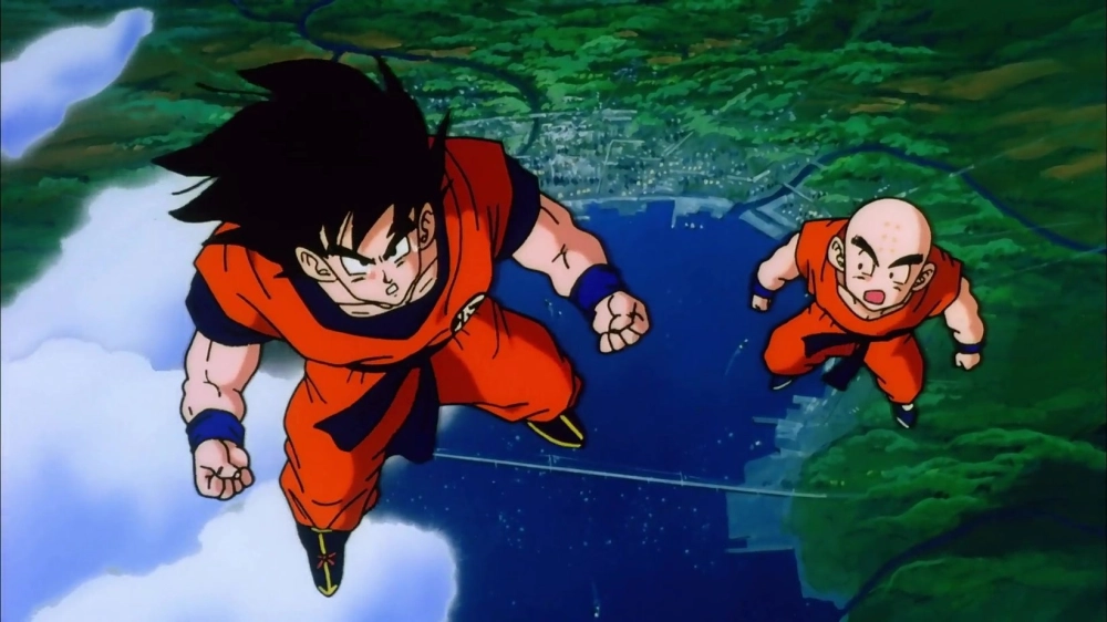 Goku vs Krillin trận chiến thử sức giữa hai người anh em