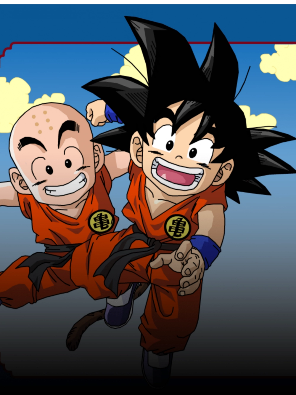 Goku and Krillin tình bạn sâu sắc từ thuở nhỏ