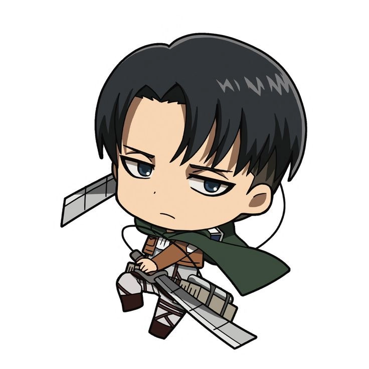 Levi chibi phiên bản nhỏ nhắn siêu đáng yêu