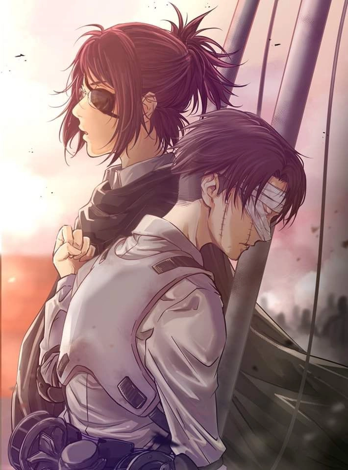 Levi x Hange tương tác ngọt ngào pha hài hước