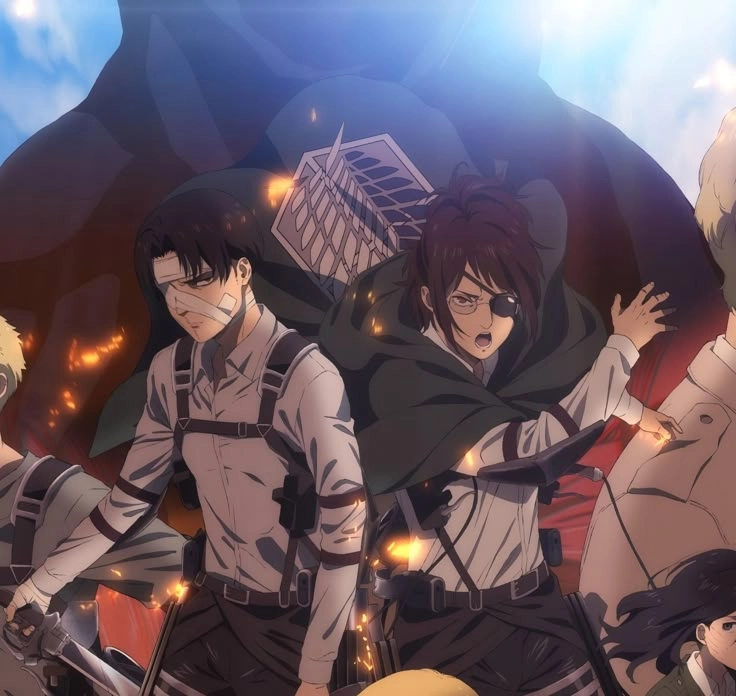 Levi và Hange từng kề vai sát cánh chiến đấu