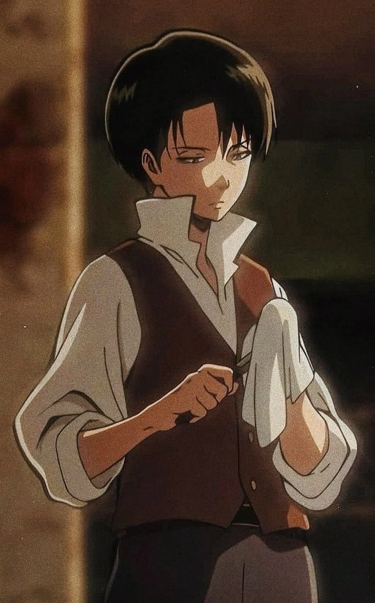 Levi lúc nhỏ mang ánh mắt lạnh lẽo tuyệt vọng