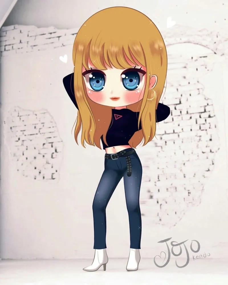 Khám phá vẽ lisa chibi cực dễ thương