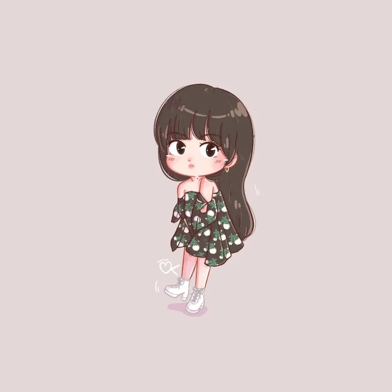 Xem bộ black pink lisa chibi đáng yêu