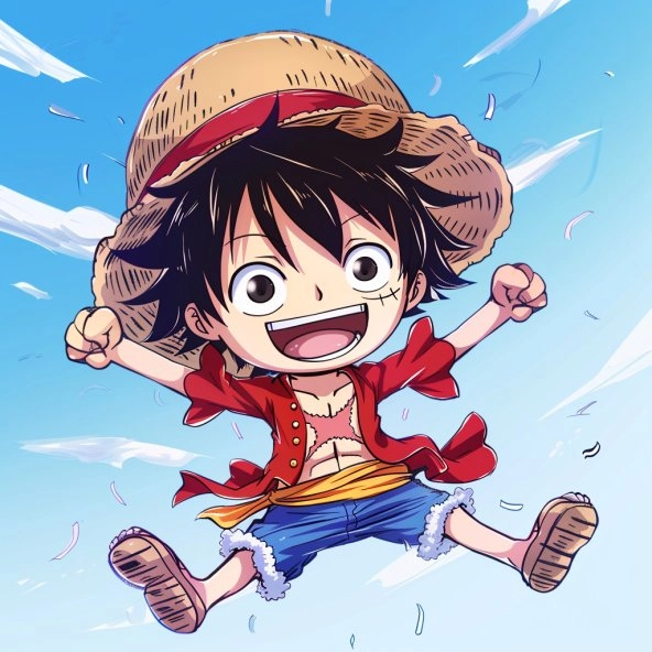 Tải ngay ảnh luffy chibi đẹp cực phẩm