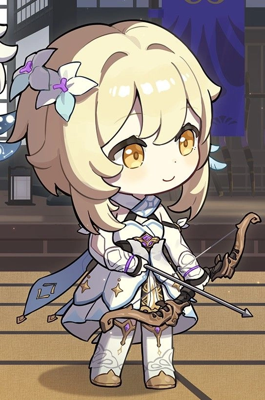 Cặp đôi lumine childe đáng yêu