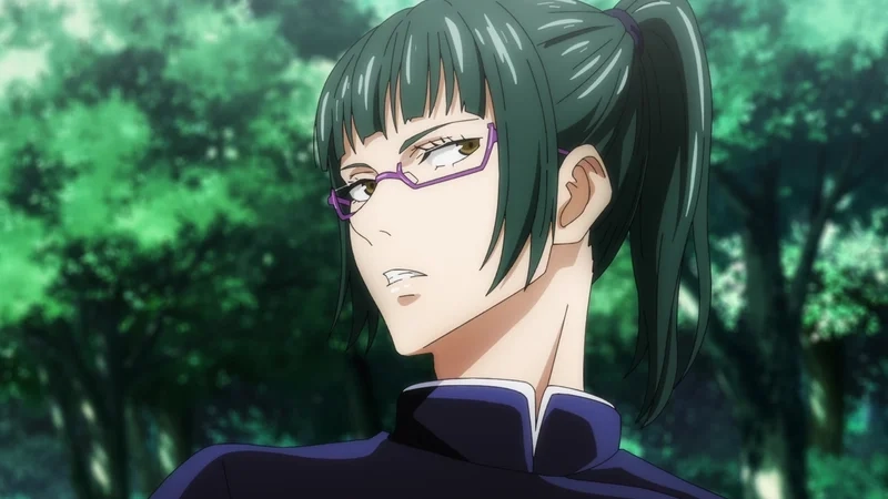 Zenin Maki chiến đấu không cần đến chú lực